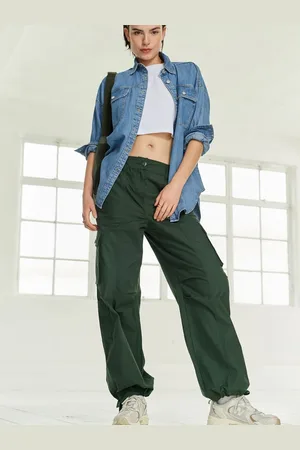 Next Women Pure Cotton Cargo Trousers