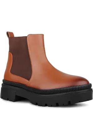 Inc 5 Women Round Toe Block Heel Chelsea Boots