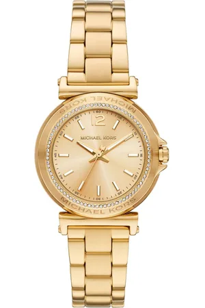 Michael Kors Women Embellished Dial & Stainless Steel Straps Analogue Watch AK_MK7516