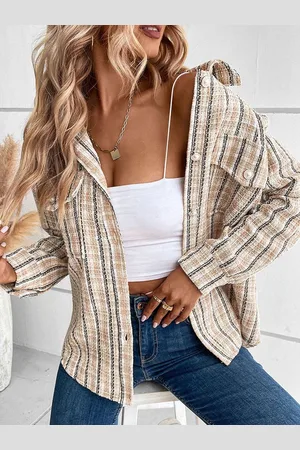 DressBerry Women Striped Shirt Style Top