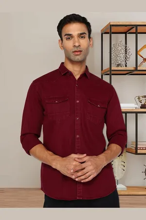 Kuons Avenue Smart Slim Fit Denim Casual Shirt