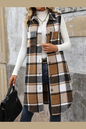 DressBerry Women Checked Shacket