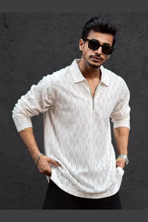 Powerlook Men Semi Sheer Casual T-Shirt