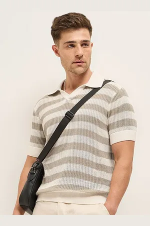 The Bear House Men Polo Collar T-shirt