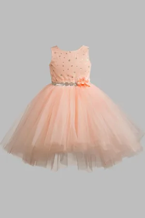 Toy Balloon Kids Girls Net Fit & Flare Dress