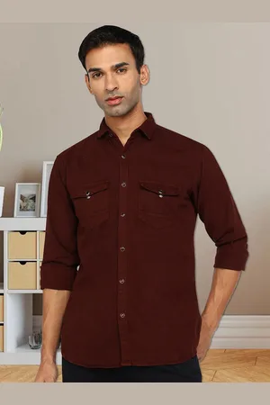 Kuons Avenue Smart Slim Fit Denim Casual Shirt