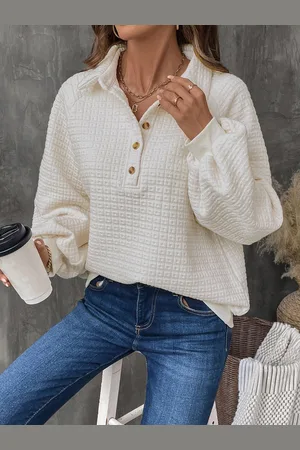 DressBerry Women Self Design Shirt Style Top