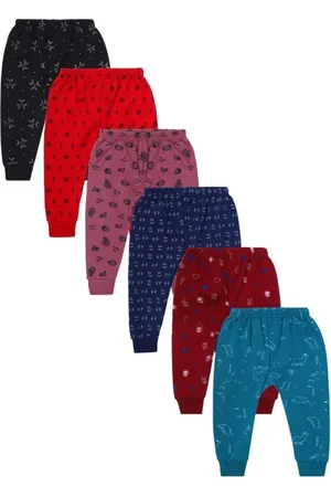 Superminis Kids Pack Of 6 Printed Mid Rise Joggers