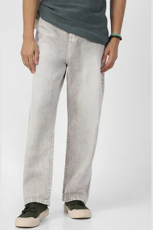 URBANO Men Loose Relaxed Fit Heavy Fade Jeans