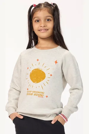 Bombay High Girls Graphic Printed Pullover Sweatshirt