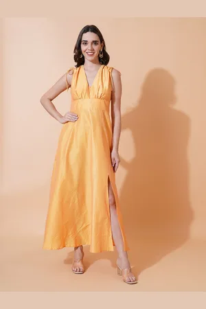 Mast & Harbour Women V-Neck Maxi Dress