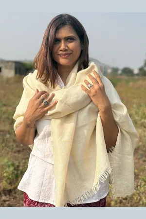 Chidiyaa Sardi Ki Dhoop Alpine Glow Pure Wool Zari Shawl