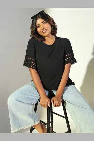 SHOWOFF Women Round Neck Top