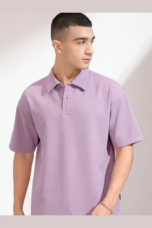 Highlander Men Polo Collar Drop-Shoulder Sleeves T-shirt