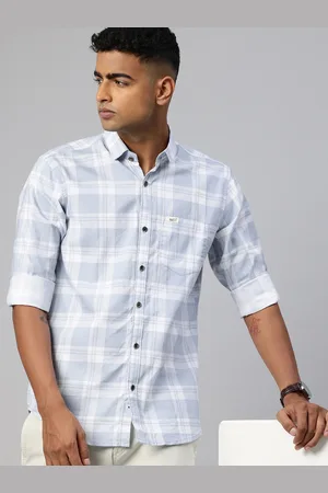 Majestic Opaque Checked Casual Shirt