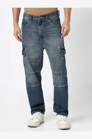 R&B Men Baggy Light Fade Light Fade Jeans