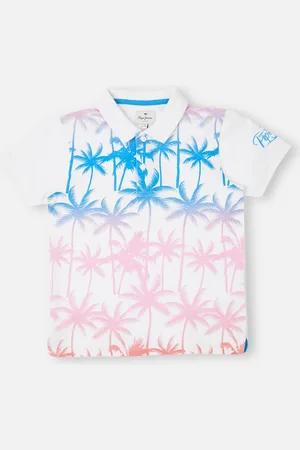 Pepe Jeans Boys Printed Polo Collar Short Sleeves Pure Cotton T-shirt