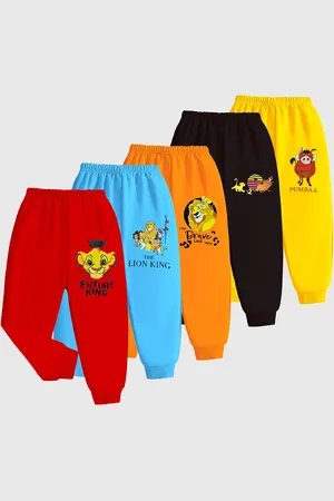Miss and Chief Boys Pack Of 5 Printed Joggers