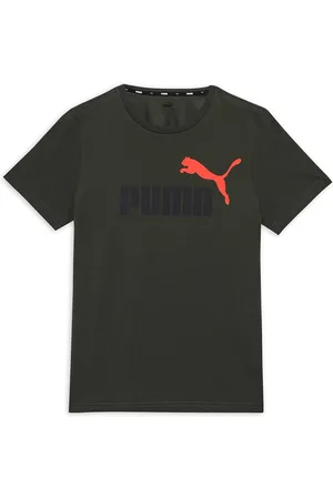 PUMA Kids Boys Printed Pure Cotton T-Shirt