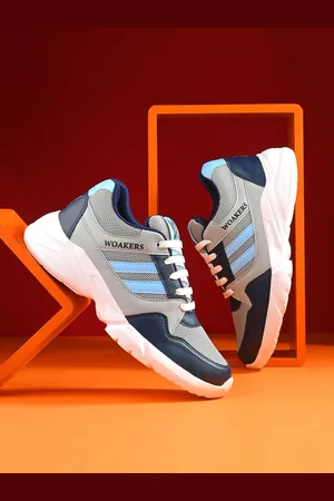 WOAKERS Men Mesh Non-Marking Running Shoes