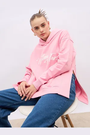 Styli Women Regular Fit Long Length Hoodie With Side Slit
