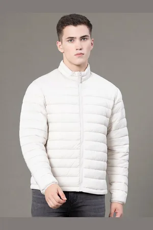 Red Tape Men Solid Stand Collar Padded Jacket