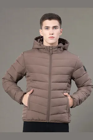Red Tape Men Solid Hood Padded Jacket