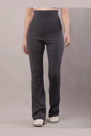 NoBarr Women Regular Fit Mid-Rise Cotton Trouser