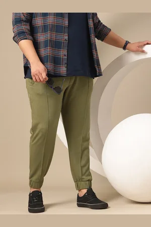 Sztori Men Plus Size Paneled Joggers
