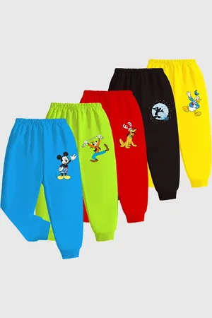 Miss and Chief Boys Pack Of 5 Printed Mid Rise Joggers