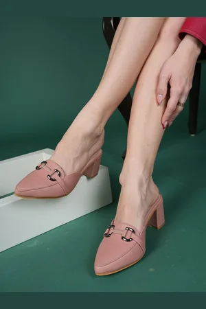 DressBerry Women Party Block Mules