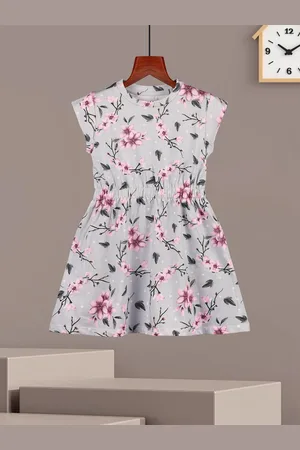 HELLCAT Girls Printed Cotton A-Line Dress