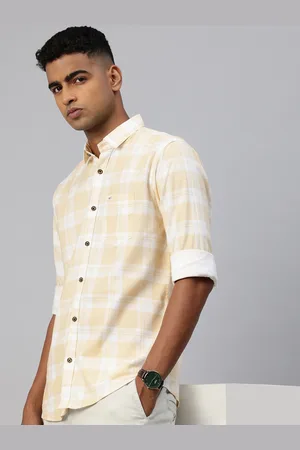 Majestic Opaque Checked Casual Shirt
