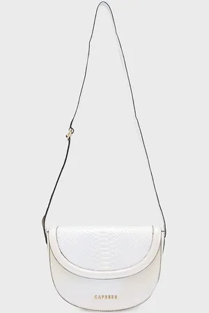 Caprese Women Textured Half Moon Sling Bag