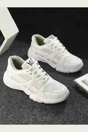 WOAKERS Men Mesh Running Non-Marking Shoes