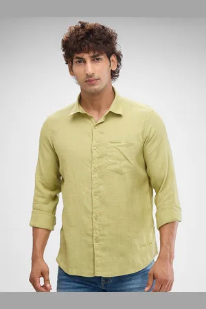 SPYKAR Men Solid Spread Collar Slim Fit Casual Shirt
