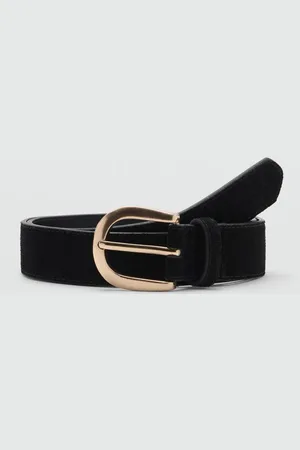 MANGO Women Leather Belt