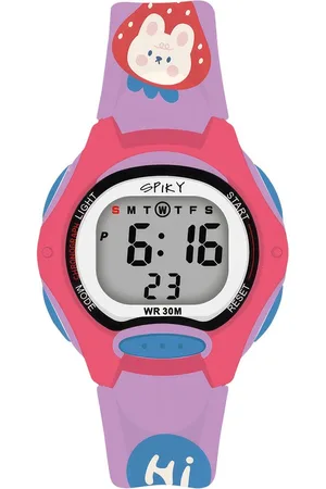 Spiky Kids Dial & Straps Digital Automatic Watch SPKEVA18_C4_PUR