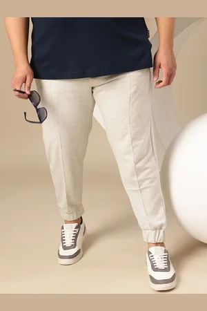 Sztori Men Plus Size Paneled Joggers