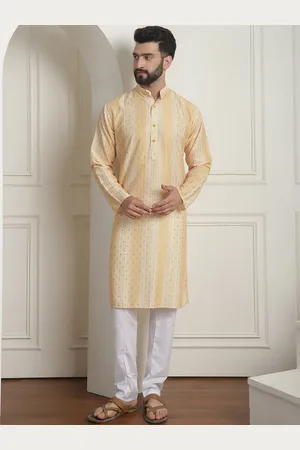 SOJANYA Printed Mandarin Collar Straight Kurta with Churidar