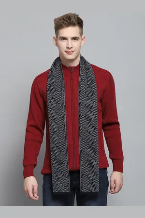 Monte Carlo Men Merino Wool Mufflers