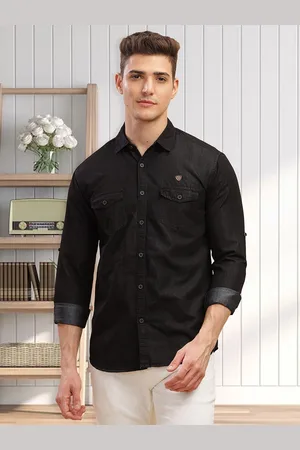 Kuons Avenue Smart Slim Fit Denim Casual Shirt
