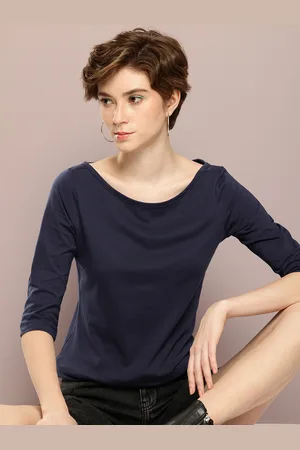 Kook N Keech Boat Neck Pure Cotton Top