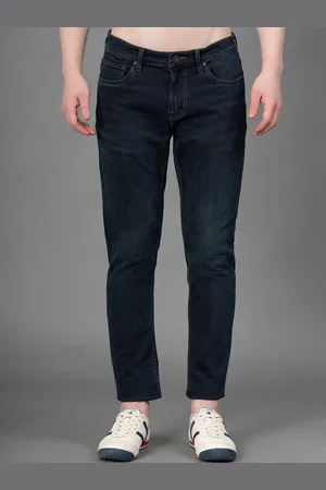 Red Tape Men Skinny Fit Clean Look Mid-Rise Stretchable Jeans