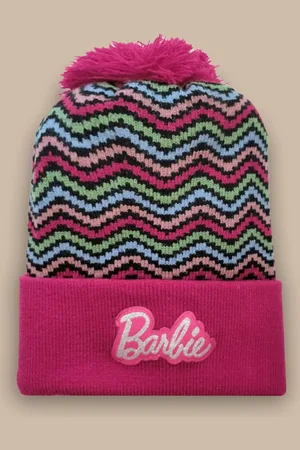 Kidsville Girls Barbie Printed Beanies