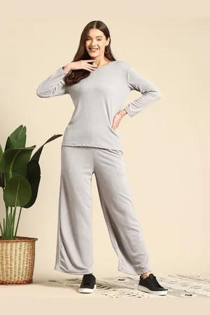 Mast & Harbour Women Casual T-shirt & Trouser Co-Ords Set