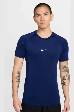 Nike Men Dri-FIT Round Neck Slim Fit Tight Fitness Sport T-shirt