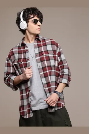 Roadster The Lifestyle Co. Tartan Checks Casual Shacket