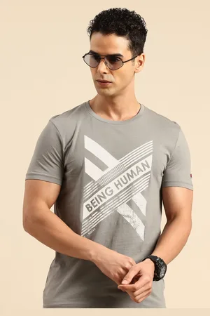 Being Human Pure Cotton Brand Logo Printed T-shirt