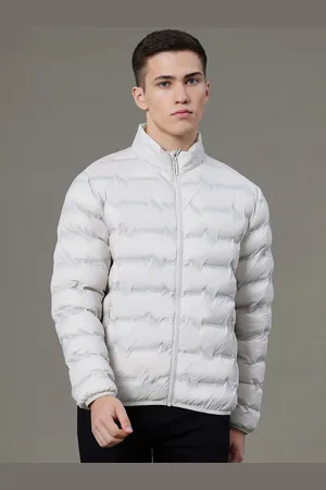 Red Tape Men Stand Collar Puffer Jacket